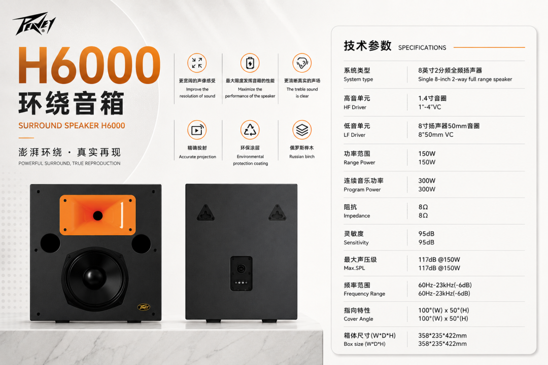 Peavey百威H系列|好的影院声音,不该只剩下“震撼”