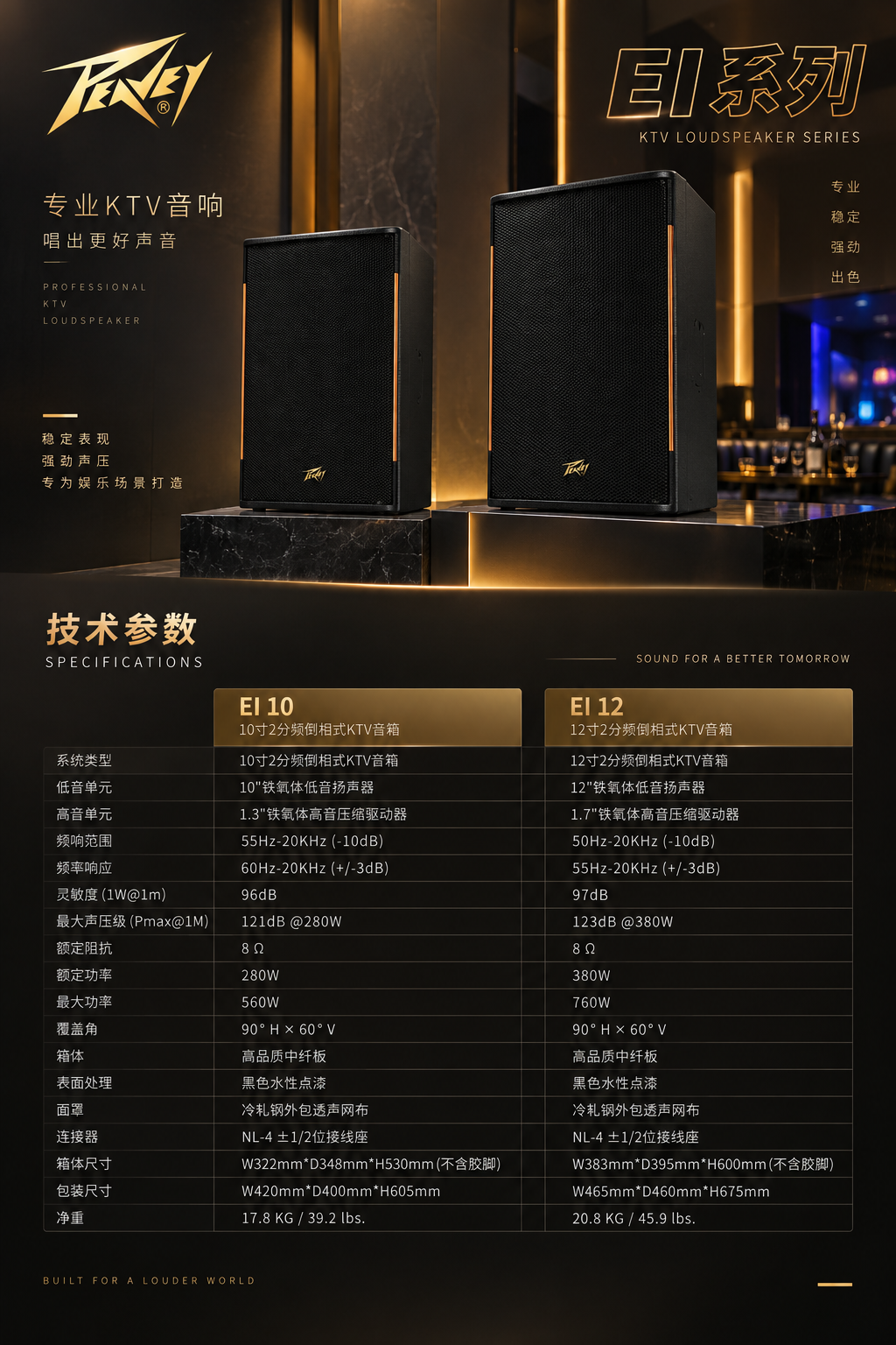 唱得舒服，才是一套KTV音响真正的价值｜PEAVEY百威 EI系列
