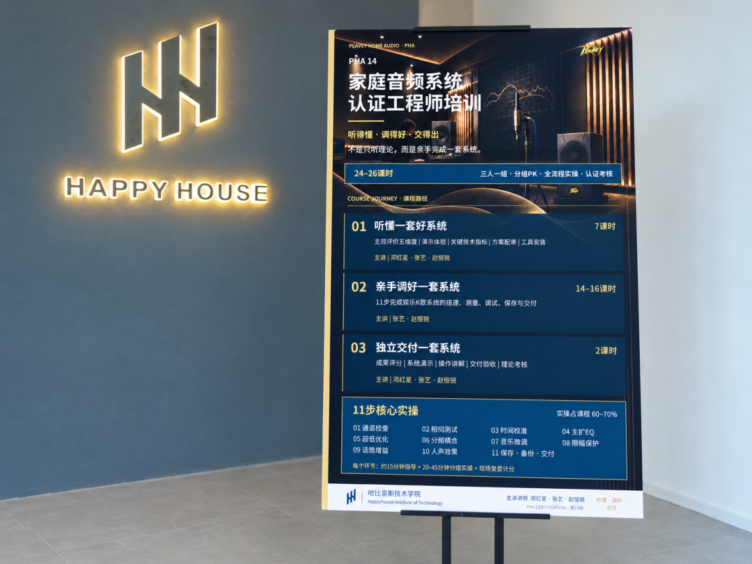 第十四期PHA家庭音频系统工程师培训现场